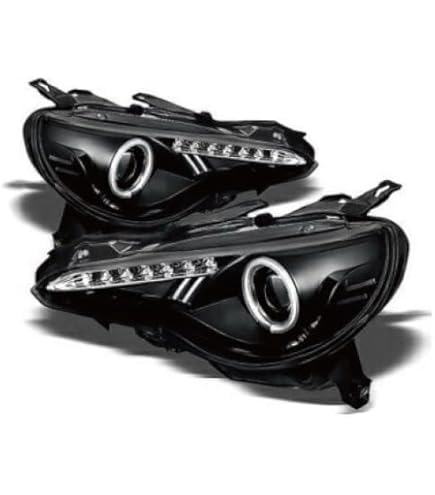 トヨタ 86 ZN6 イカリング 社外 ヘッドライト 左右セット SONAR Amazon | SONAR トヨタ86（ハチロク）LED プロジェクターヘッド